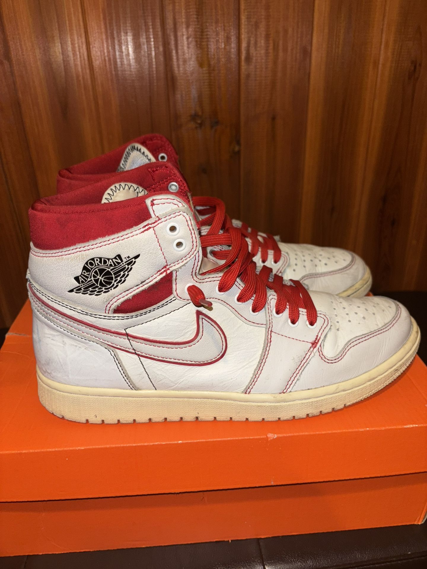 Jordan Retro High Phantom Gym Red