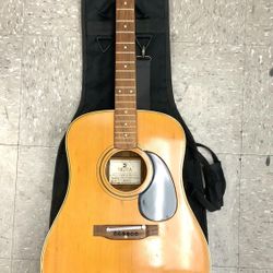 Sigma Acoustic Guitar DR-7 Brown Wood Body Neck Music Audio Studio Record Electric Rock Jazz Blues Country Strings 