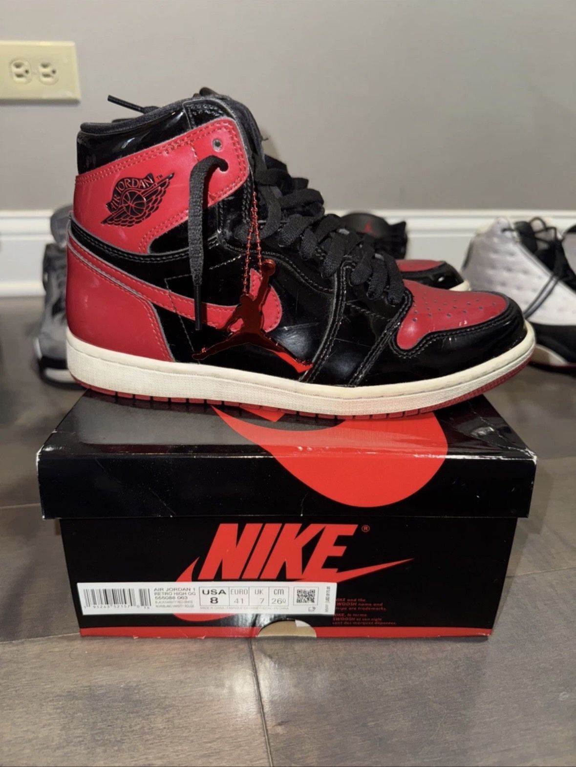 SZ 8 “Patent Bred” Jordan 1