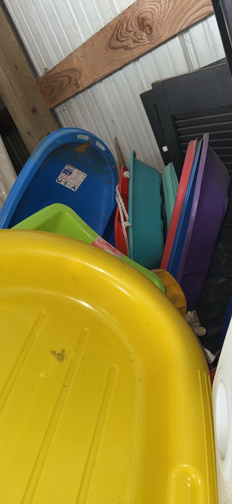 Lots Of Sleds For Snow $24 Lots Of Colors