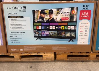 55Qned75B 55” Lg smart 4k qned hdr tv