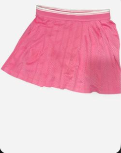 Pink  champion Mesh Mini Skirt with Elastic Waistband