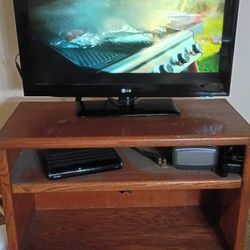 WOODEN TV STAND...CAN BE PAINTED
