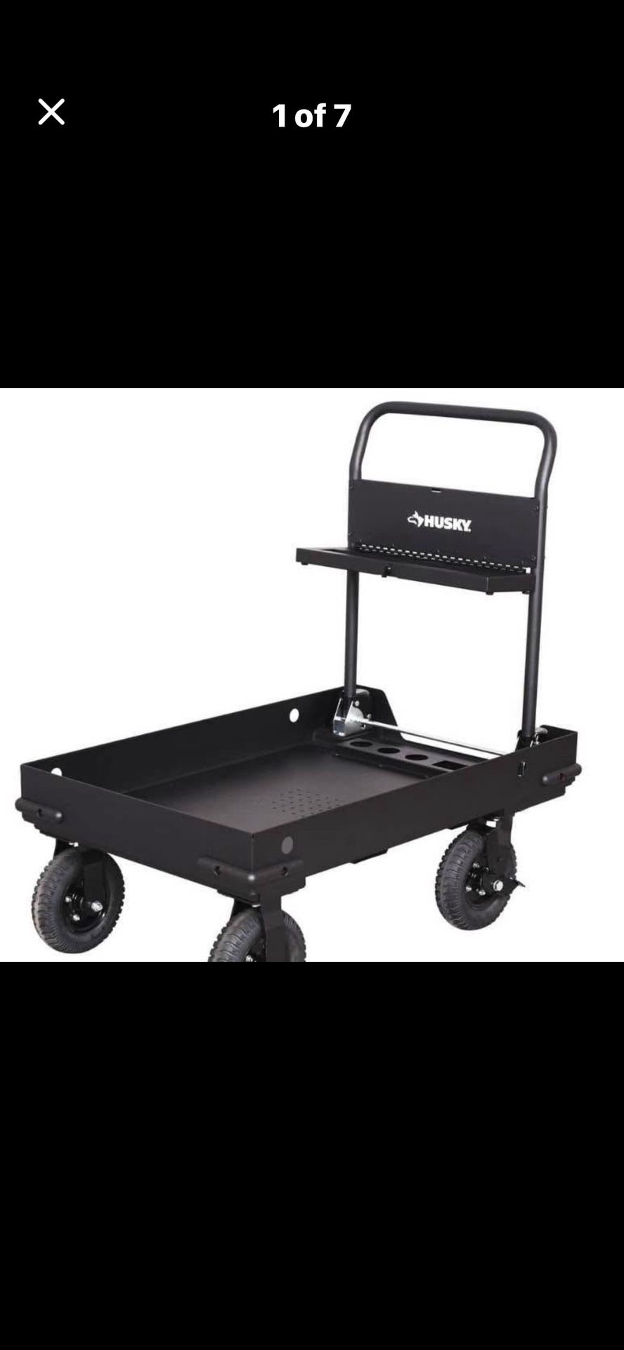 Husky 38" all-terrain folding cart