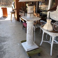 Floor Lamp From Old Collum