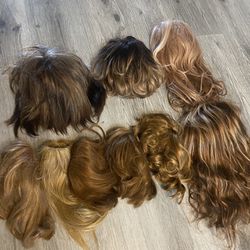 Wigs And Hair Clips All For $35 