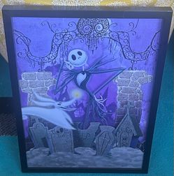 Nightmare Before Christmas Portrait and Frame