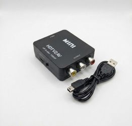 HDTV/HDMI to AV (RCA) Video Converter