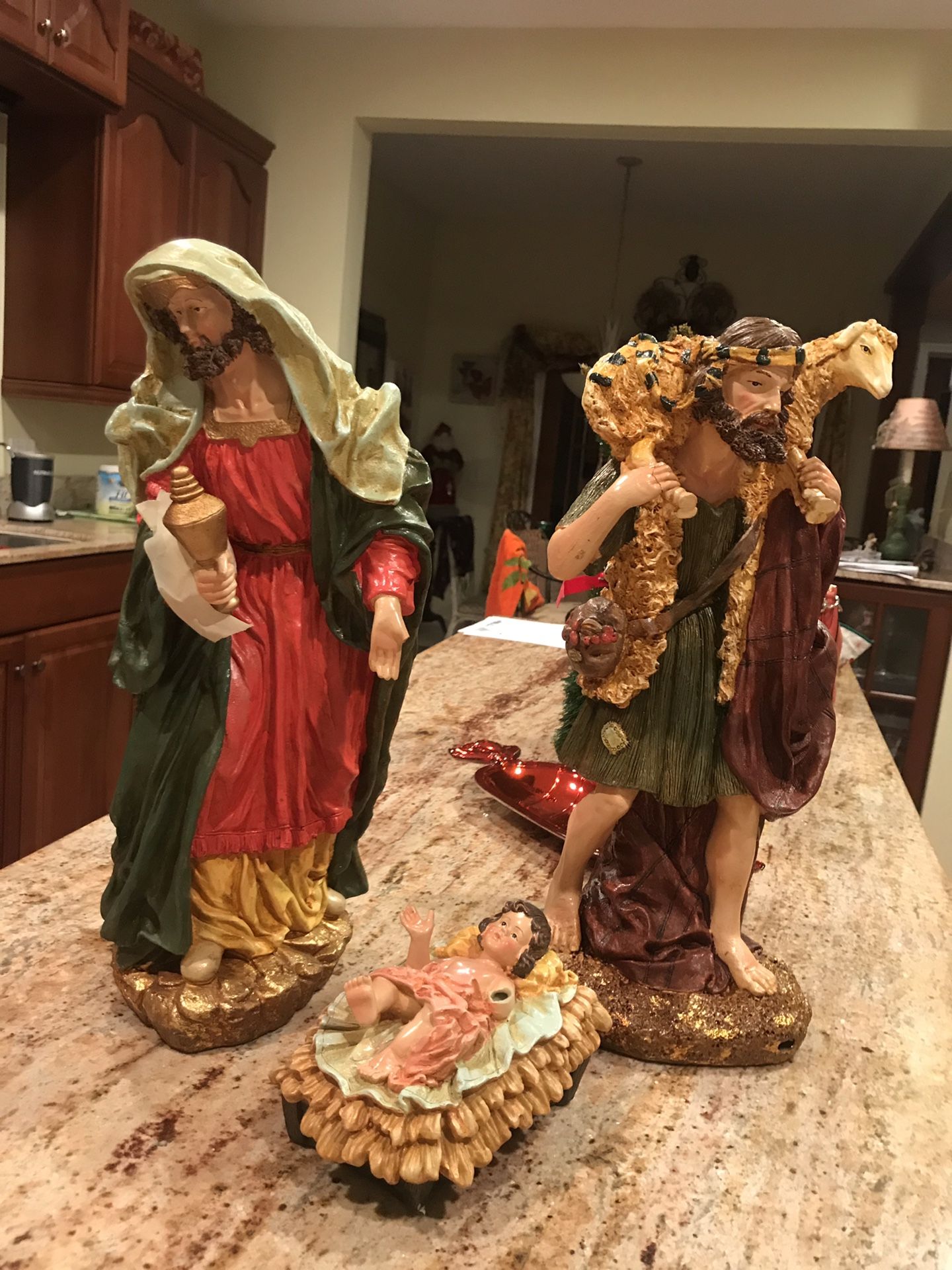 7 Piece Nativity Set - measures 16 inches high from Bombay Company