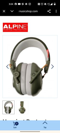 Alpine Hearing Protector Alpine Muffy Green for Children