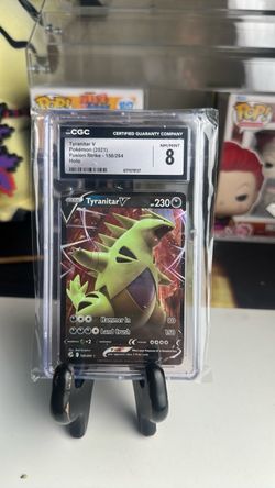 🔥 Tyranitar V CGC 8 – Fusion Strike 158/264 Pokémon – $10