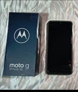 Unlocked new Motorola Moto G Stylus 5G with SUPCASE Unicorn Beetle Pro Case