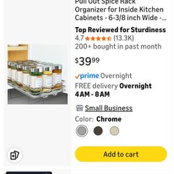 Pull Out Spice Rack 430621DS