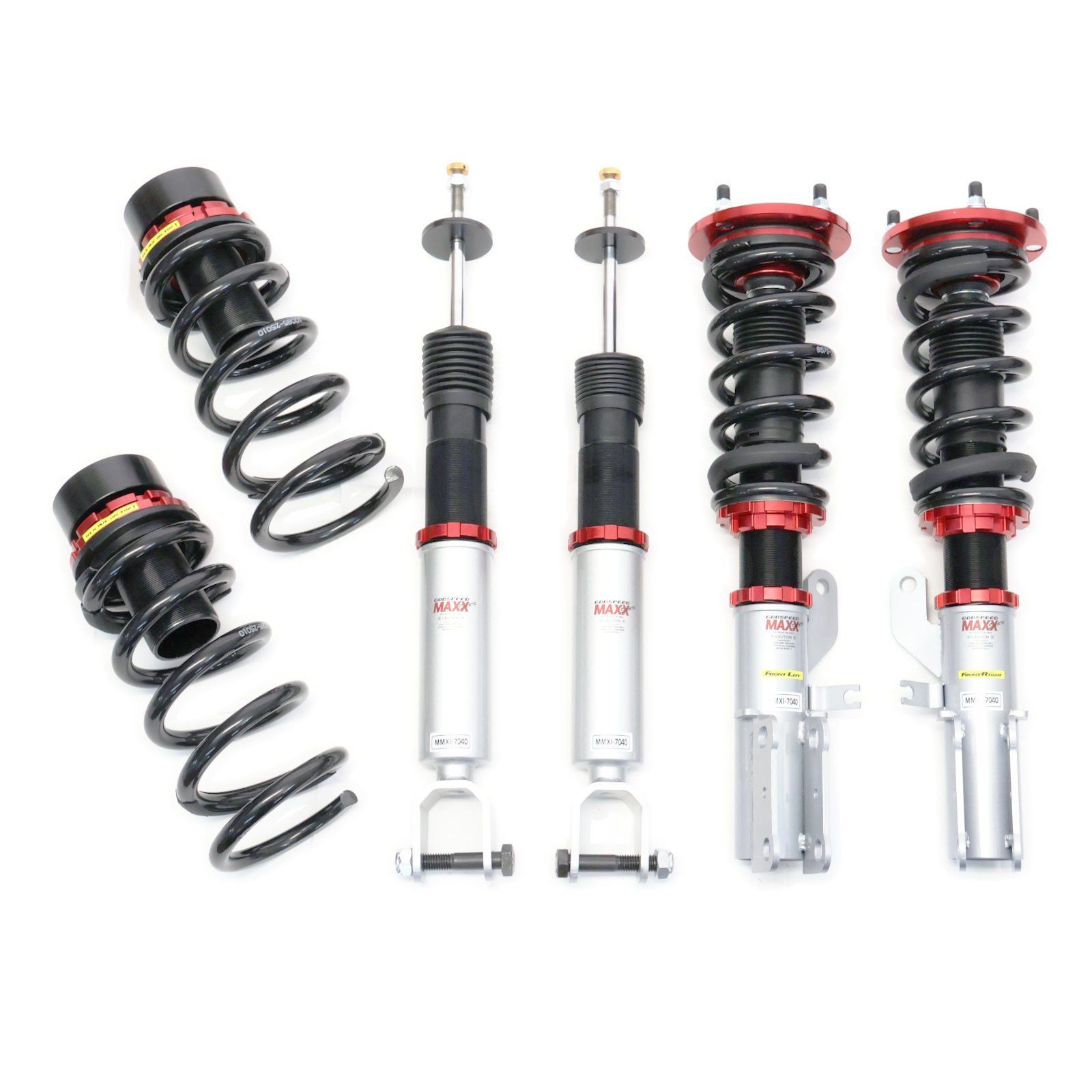 GODSPEED MMXI7040-B MAXX-SPORTS INVERTED COILOVERS KIT STRUT SHOCK SUSPENSION FORD FLEX (D471) 2013-2019