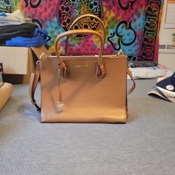 Michael Kors Snake Print Leather Purse