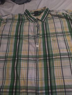 Men’s 3XL Kani button down short sleeve shirt