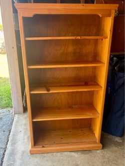 Wooden book case