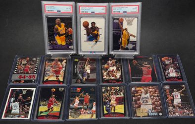 Graded Kobe card lot +raw Jordan’s