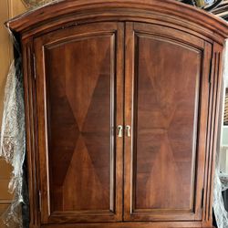 Wood Armoire 