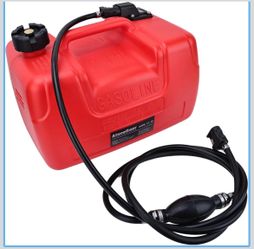 3 Gallon/12-L Marine Outboard Motor Boat Fuel Tank, Transfer Tank with 9.8ft Hose