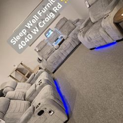 ✨️ Reclining Sectionals, Sofas ✨️ Furniture Queen Bedrooms, Dining Avail 