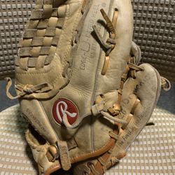 Rawlings 12” Robin Yount 8526 right hand throw baseball glove mitt - made in Korea 