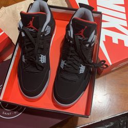 Jordan 4 Bred Size 12