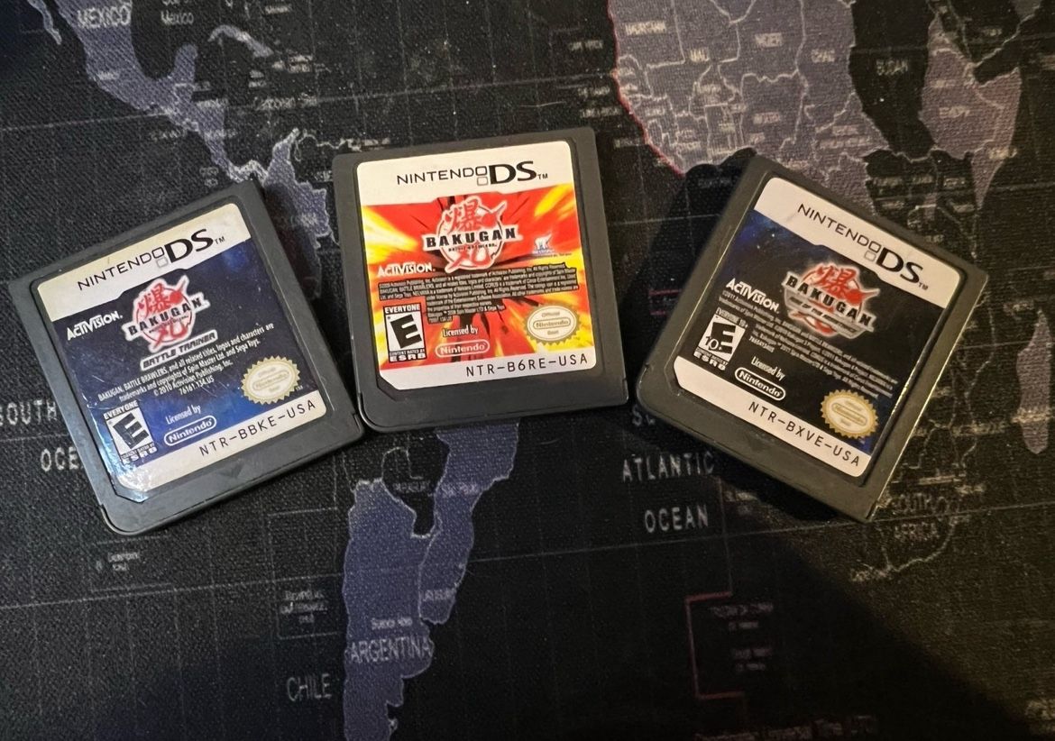 Bakugan ds games ( lot of 3 )