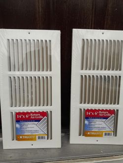Duct work grille