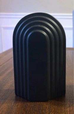 Small Vase Modern Rainbow Ribbed U Shape Decor
