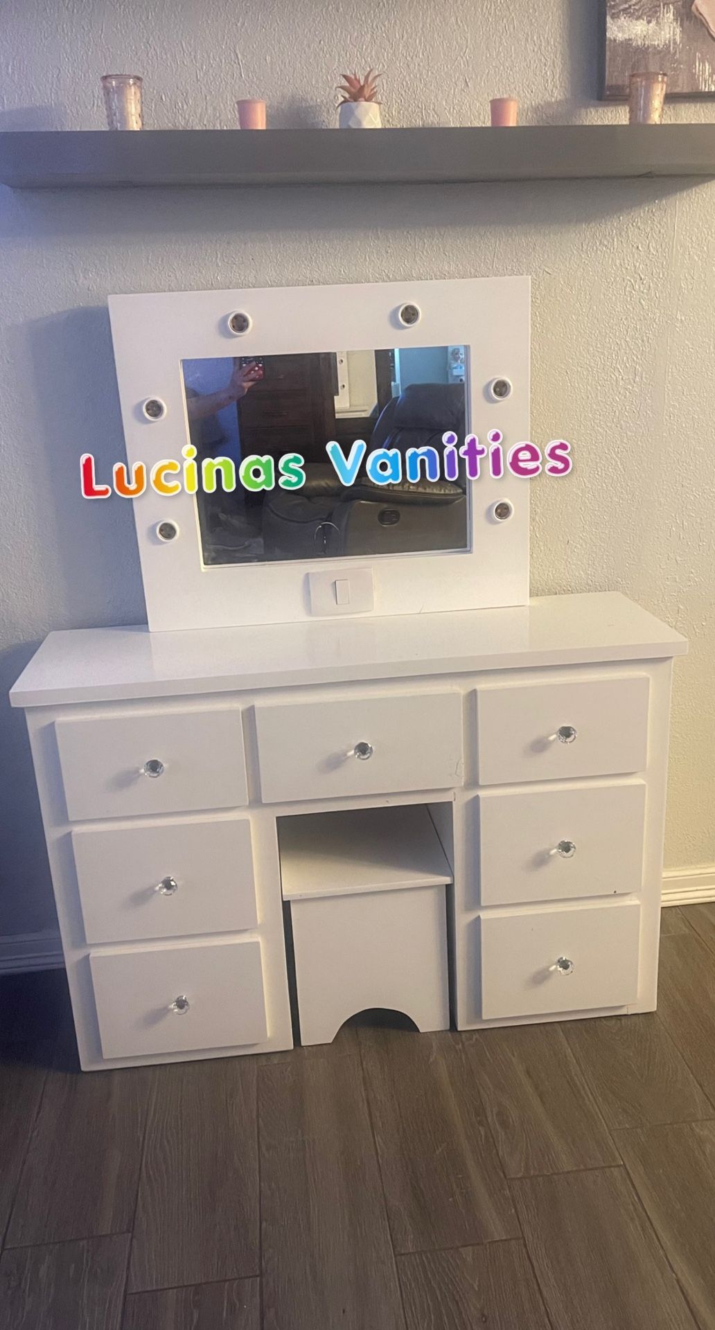 White Vanity Set For Little Girl Under 8