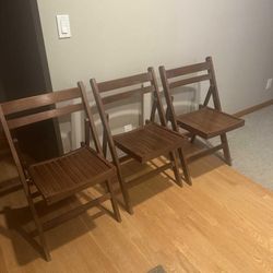 Winsome Robin folding chairs set of 3