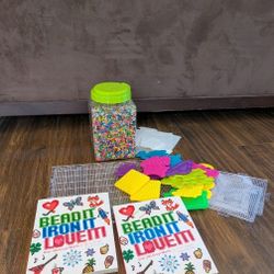 Huge Fuse Beads Set Shapes Forms Accessories Kids Toy Craft Assorted Colors