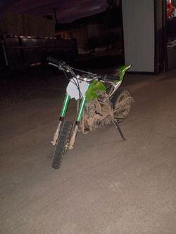 Dirt bike 50cc 23 mph pull start no brakes