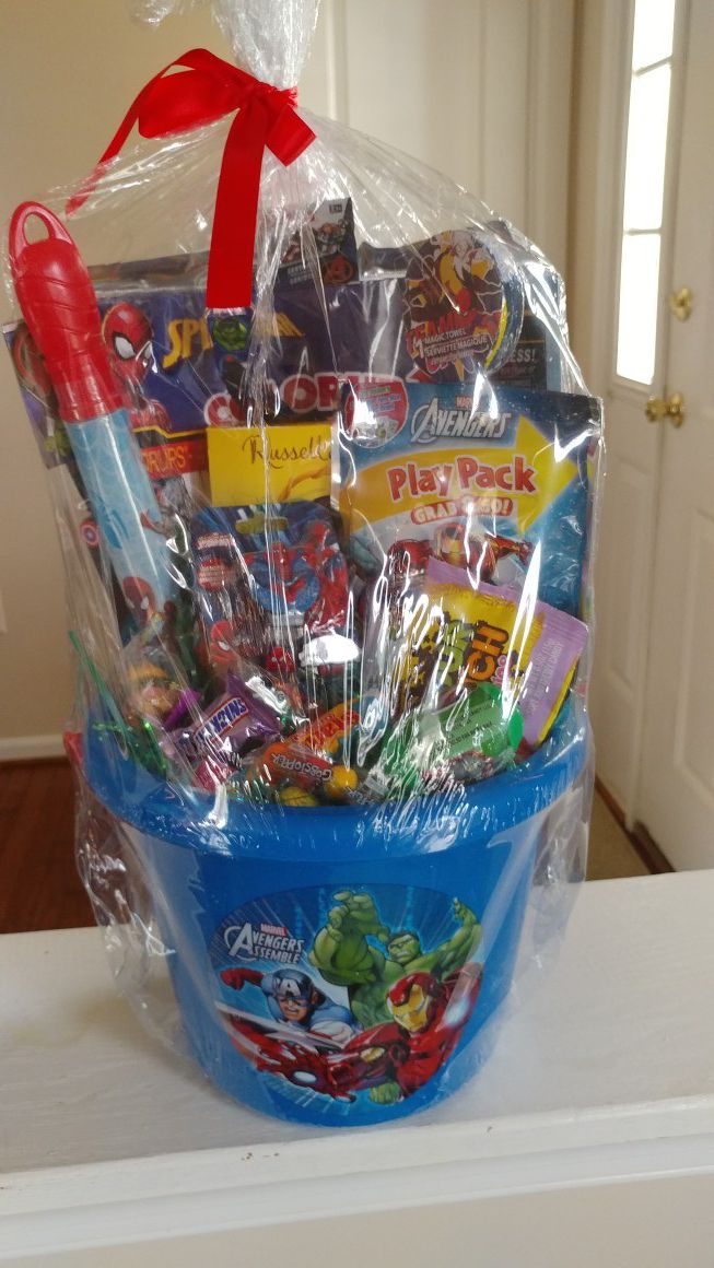 Avengers Easter bucket
