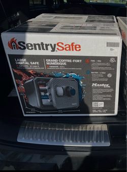 SentrySafe 0.81 cu. ft. Waterproof and Fireproof Safe for Home with Backlit Digital Keypad and Adjustable Shelf