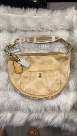 Coach Y2K Hampton scribble signature hobo shoulder bag. See pictures