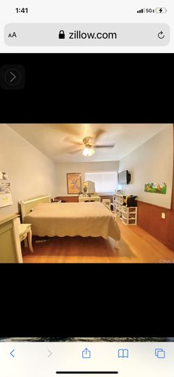 Full Bedroom Set Vanity Dresser table mattress and box spring