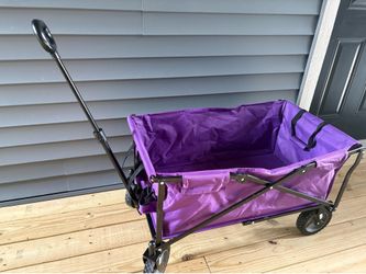 🚛 Purple Folding Utility Wagon – Great Condition! 💜