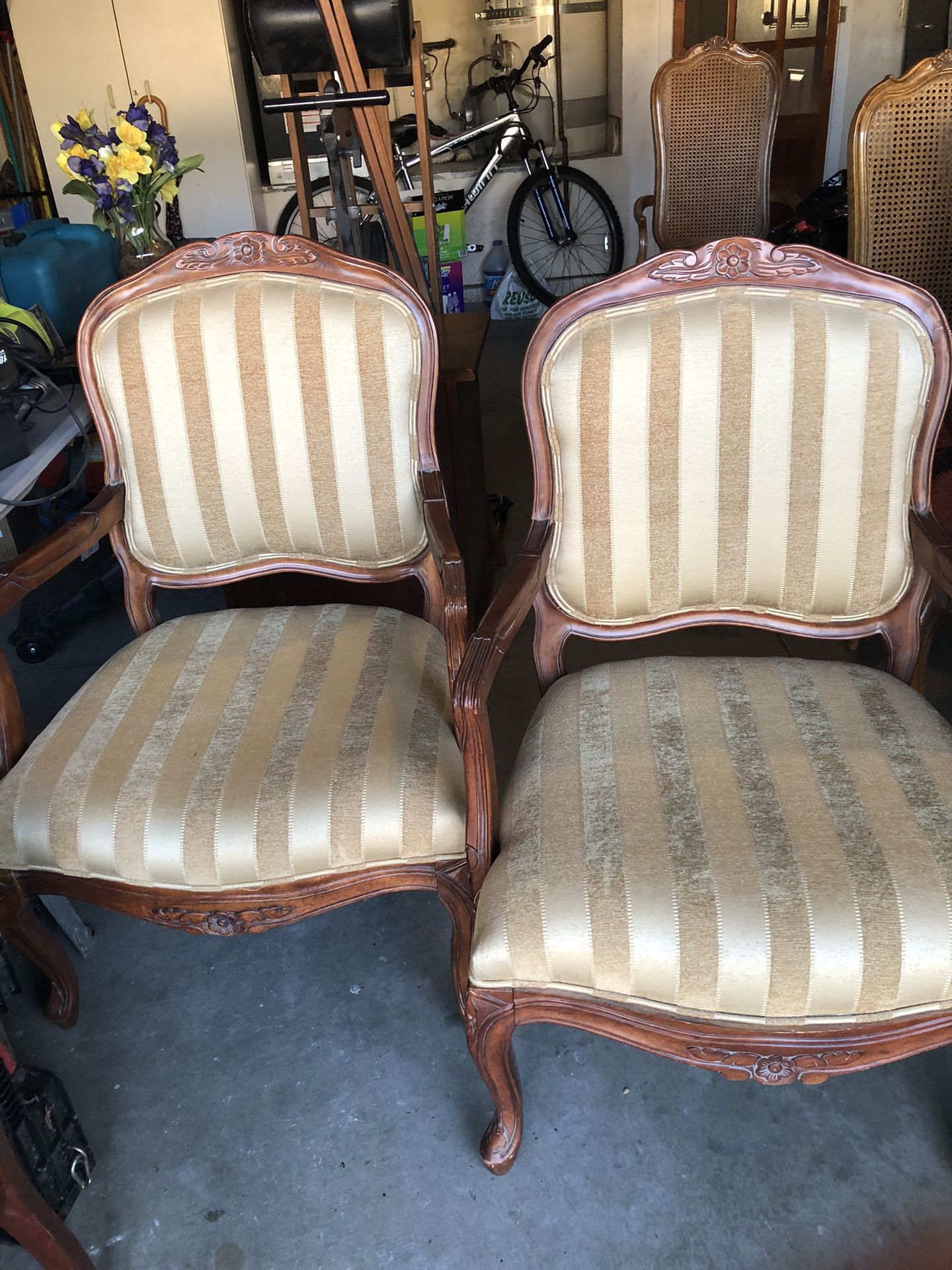 2 Cushioned Chairs