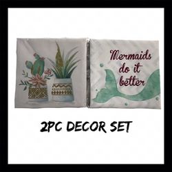 NIB 2Pc Canvas Wall Art Set