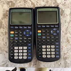 Two TI-83 Plus Graphing Calculator 