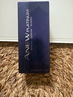 Retired 2010 Avon ANEW Platinum Serum 1.0 oz - New In Box Sealed NOS