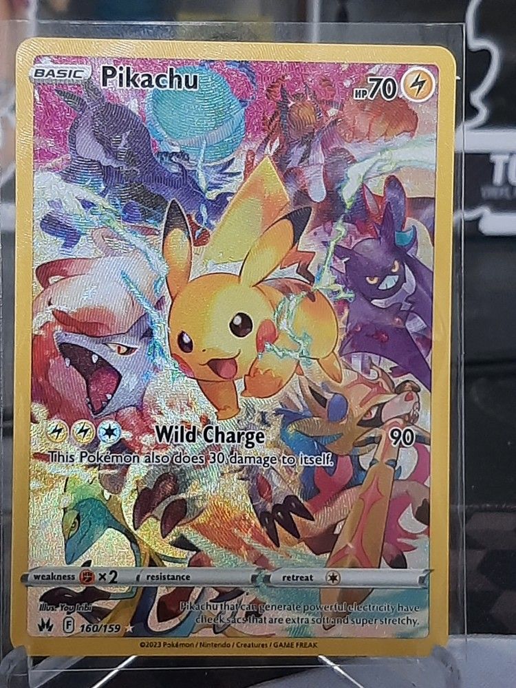 Pokemon Crown Zenith Pikach Secret Rare #160/159