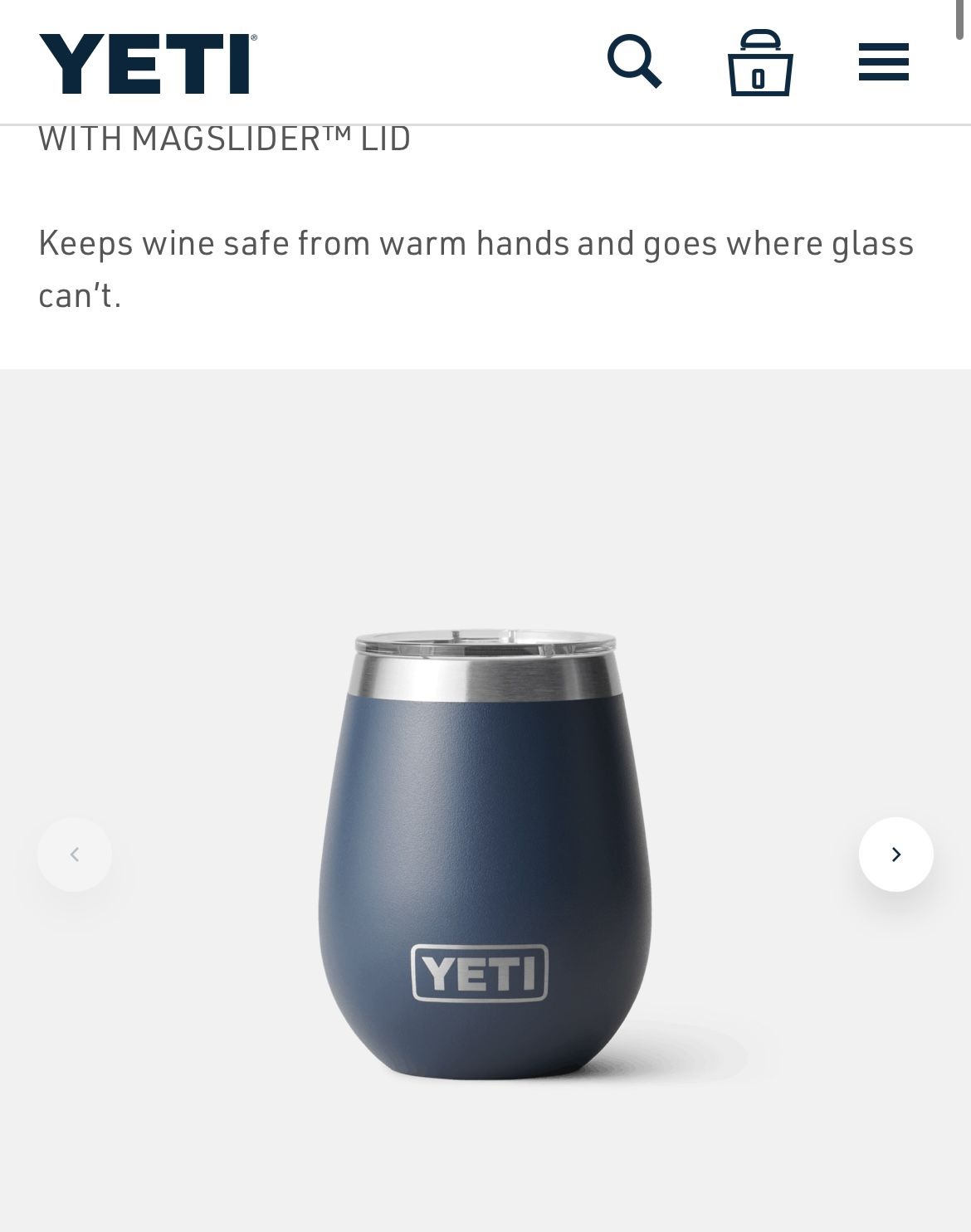 Brand new- Yeti Rambler Wine Tumbler 2 pack- Navy- great gift! for Sale in  Chandler, AZ - OfferUp