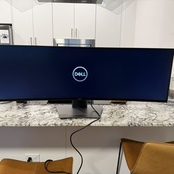 Dell 49” UltraSharp wide monitor like new