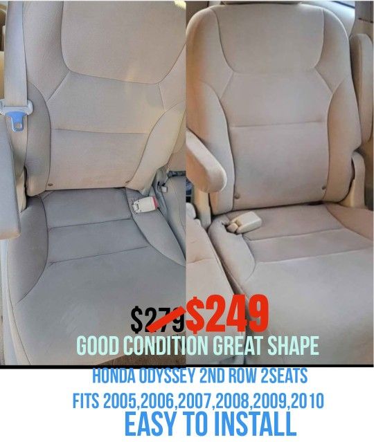 HONDA ODYSSEY 2nd ROW SEATS 