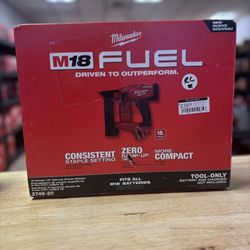 M18 FUEL 18-Volt Lithium-Ion Brushless Cordless 18-Gauge 1/4 in. Narrow Crown Stapler (Tool-Only)