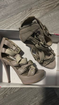 7.5 Taupe Heel 