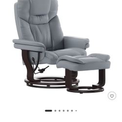 Flash Furniture Recliner Chair with Ottoman